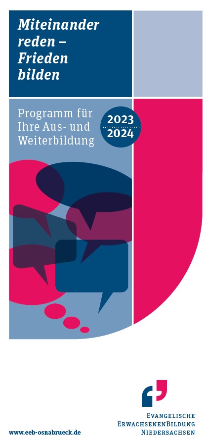 PDF Download des Programmes Miteinander reden - Frieden bilden 2023-2024